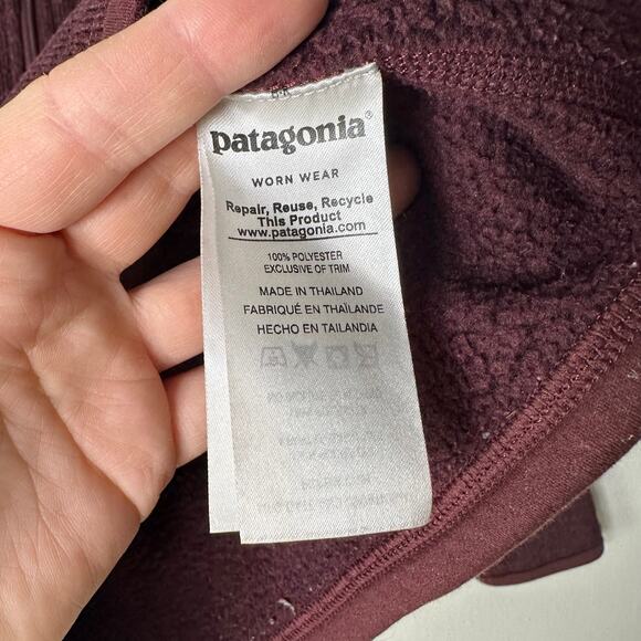Patagonia Women's Medium Better Sweater Red 1/4 Zip Long Sleeve GUC‎ - Picture 6 of 6